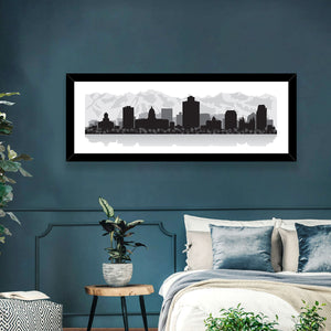 Salt Lake City Skyline Wall Art