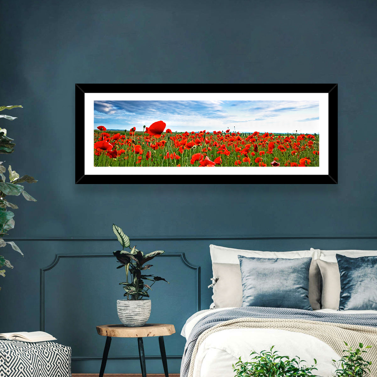 Red Poppy Field Wall Art
