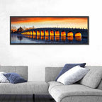 Seventeen-arch Bridge at Golden Hour Wall Art