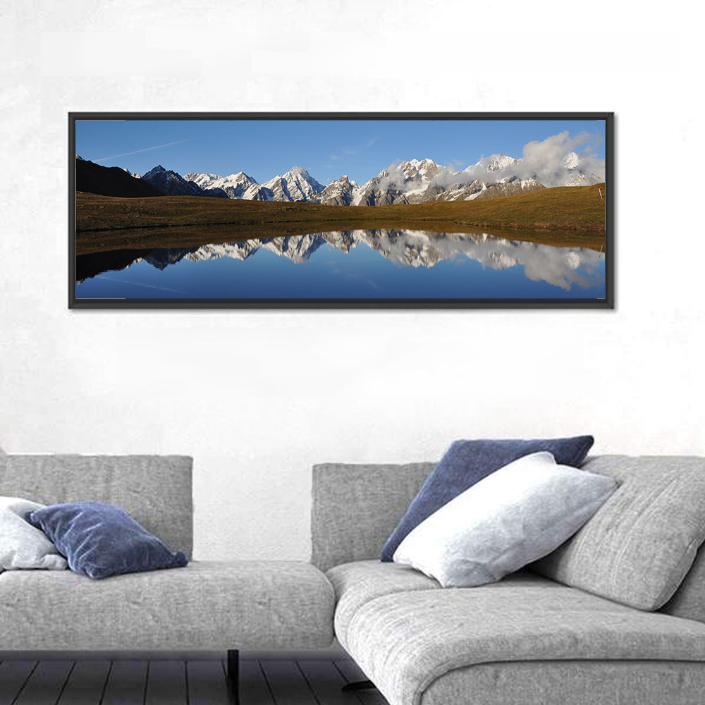 Svaneti Lake Reflection Wall Art