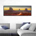 Monument Valley Golden Horizon Wall Art