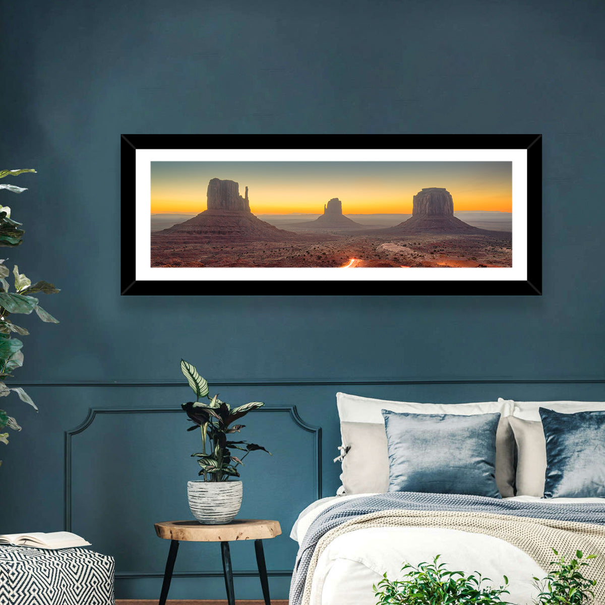 Monument Valley Golden Horizon Wall Art