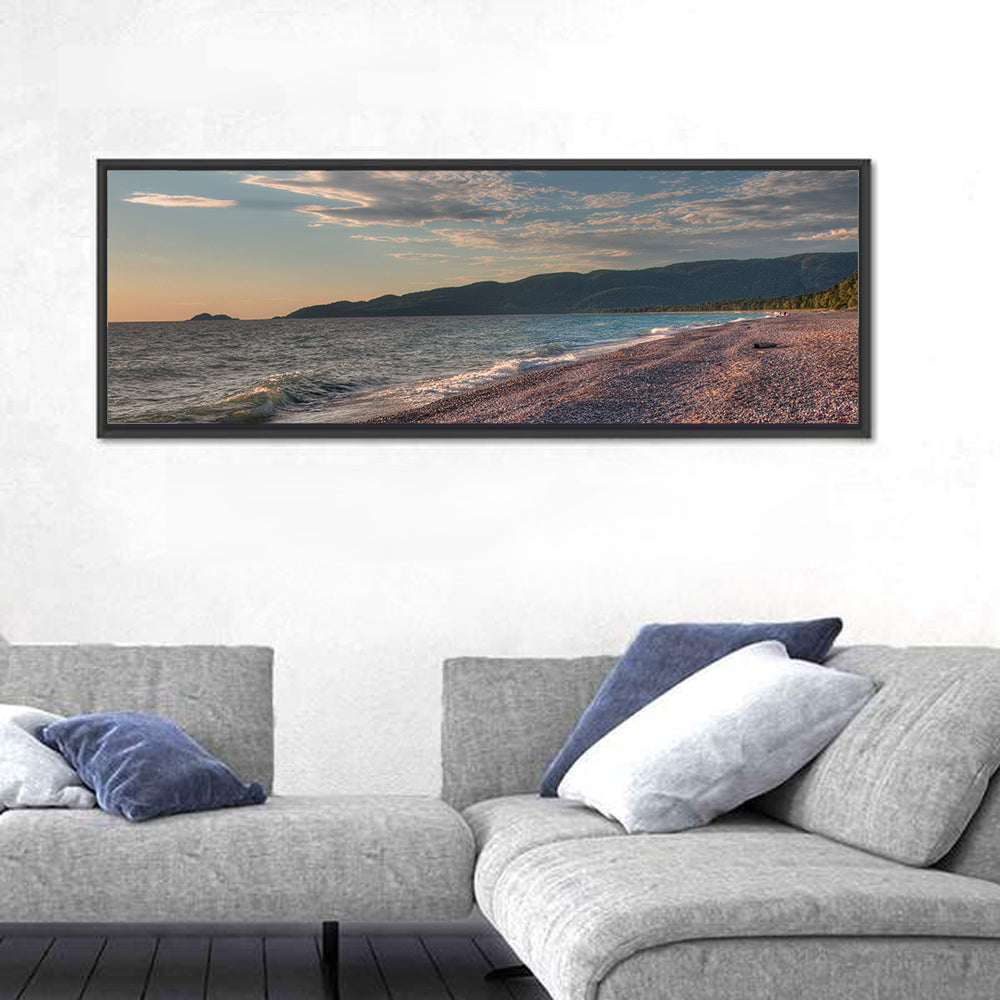 Lake Superior Pebble Beach Wall Art