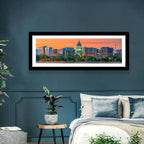Madison State Capitol Skyline Wall Art