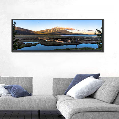 Mount Bachelor Moonlit Sunset Wall Art