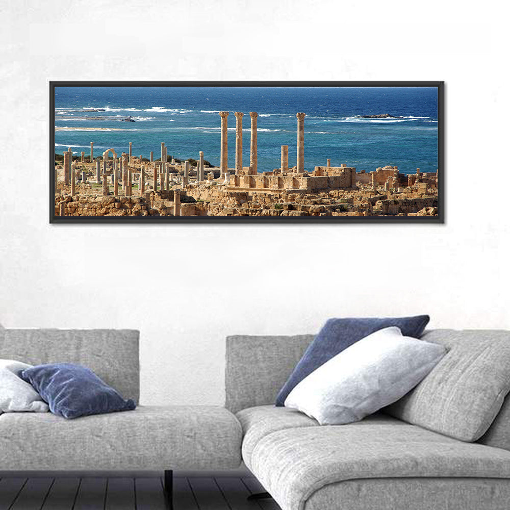 Leptis Magna Coastal Ruins Wall Art