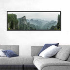 Misty Tianmen Mountain Valley Wall Art