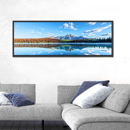 Patricia Lake Autumn Reflection Wall Art