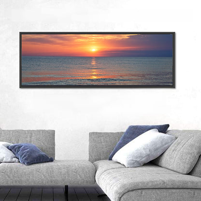 Lake Michigan Sunset Reflection Wall Art