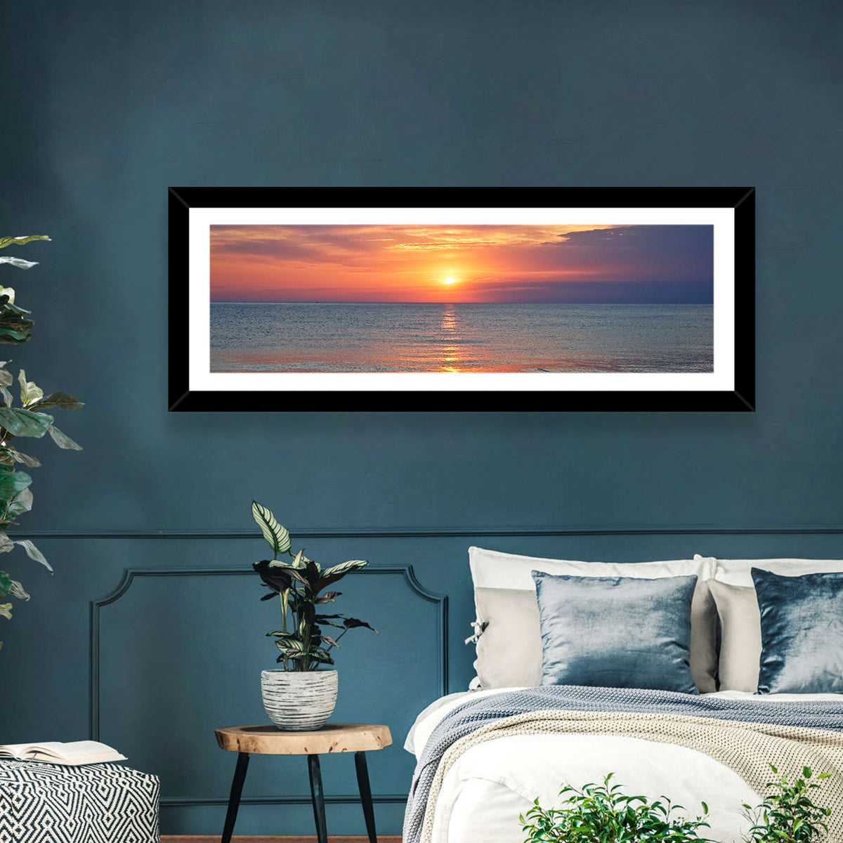 Lake Michigan Sunset Reflection Wall Art