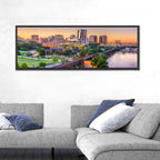 Richmond Skyline at Golden Hour Wall Art