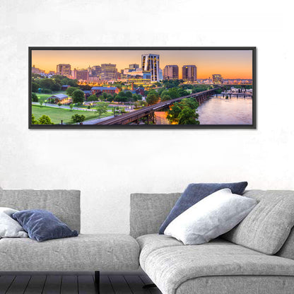 Richmond Skyline at Golden Hour Wall Art