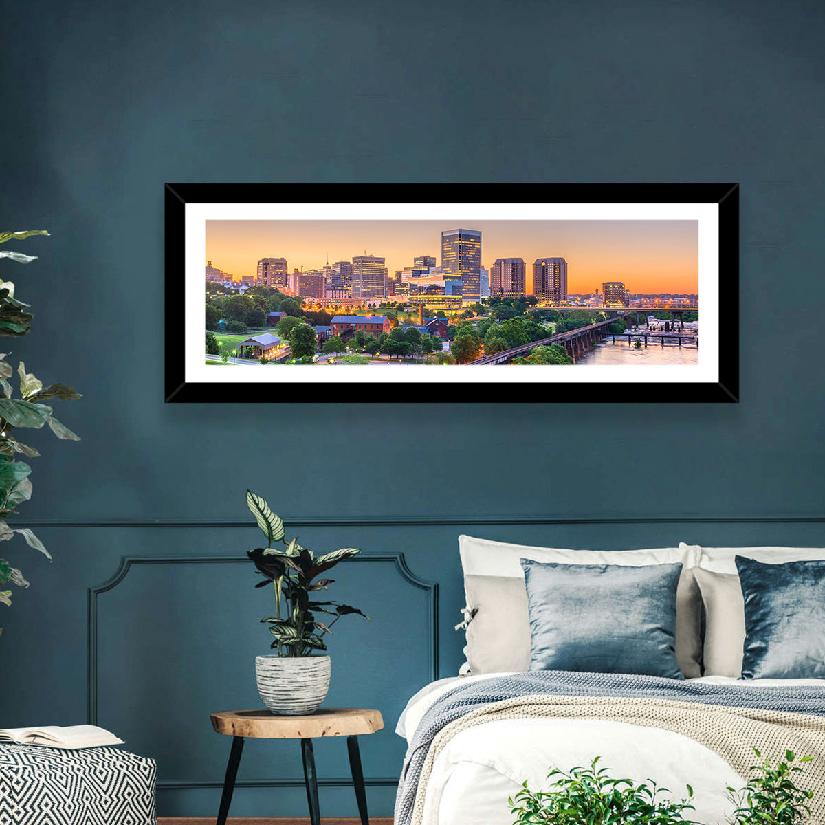 Richmond Skyline at Golden Hour Wall Art