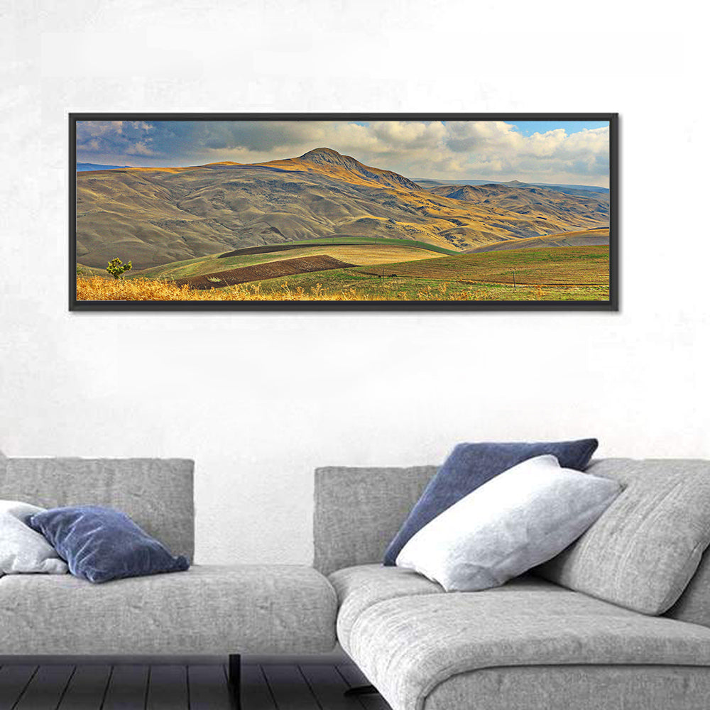 Shamakhi Valley Harvest Fields Wall Art