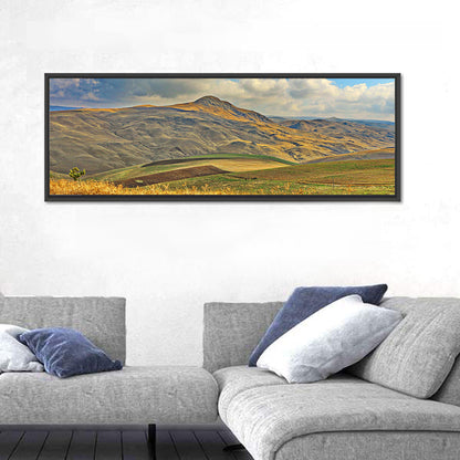 Shamakhi Valley Harvest Fields Wall Art