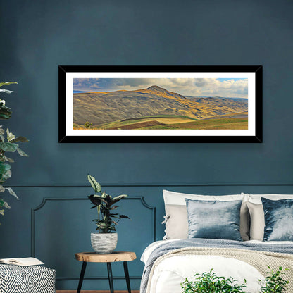Shamakhi Valley Harvest Fields Wall Art