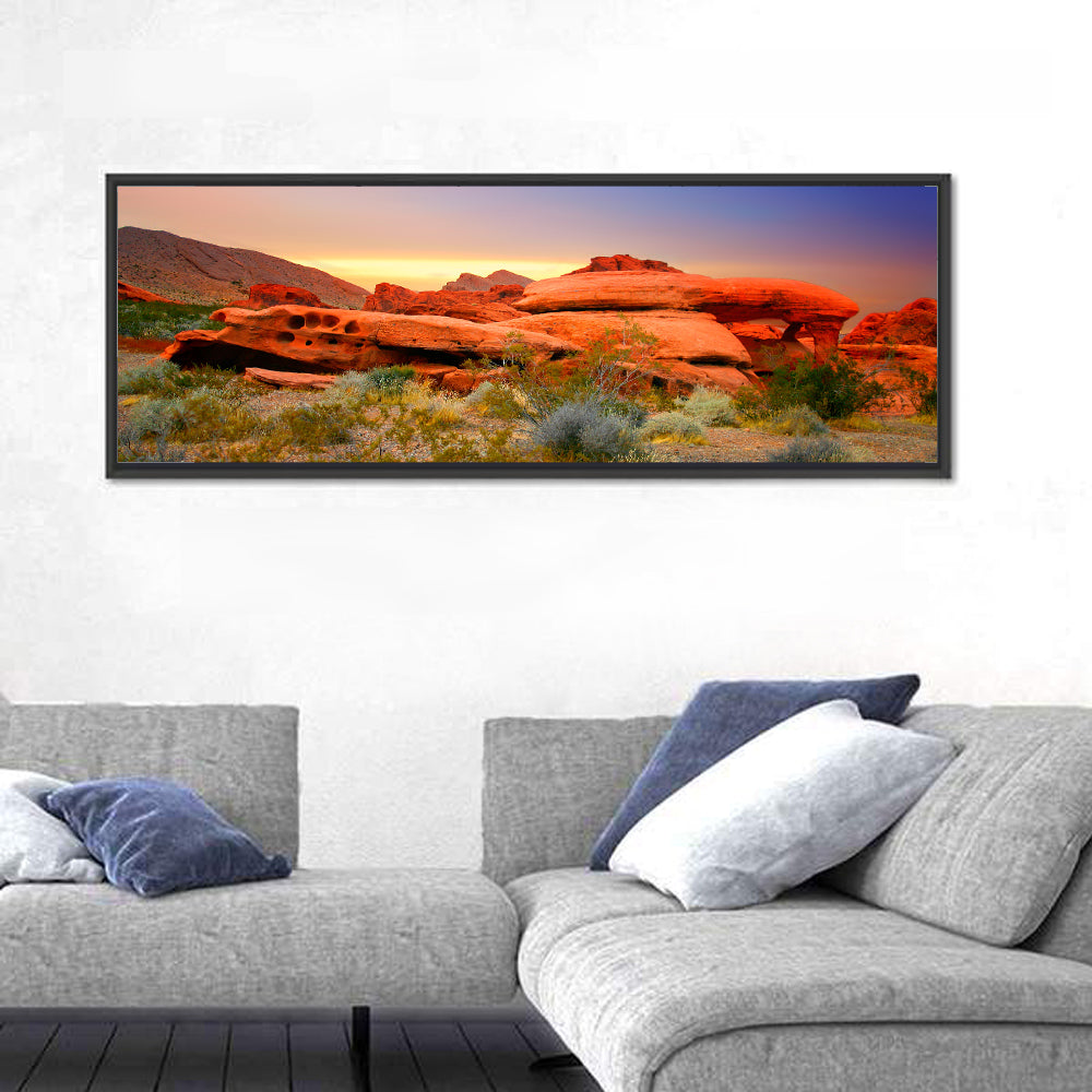 Red Rock Canyon Sunset Wall Art