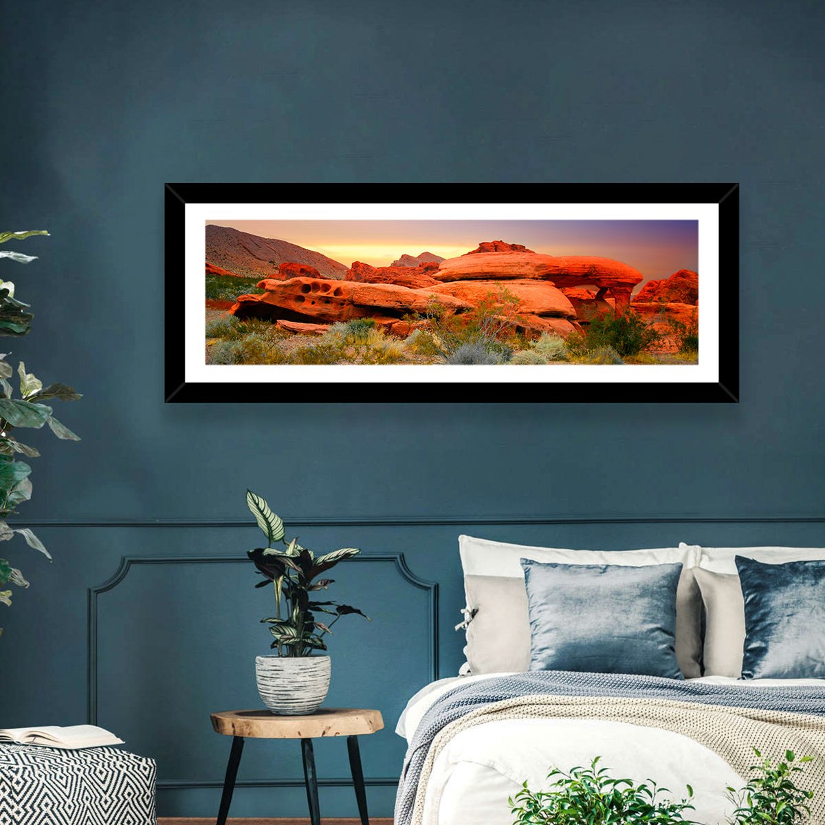 Red Rock Canyon Sunset Wall Art