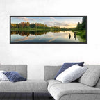 Ural Lake Reflection Wall Art