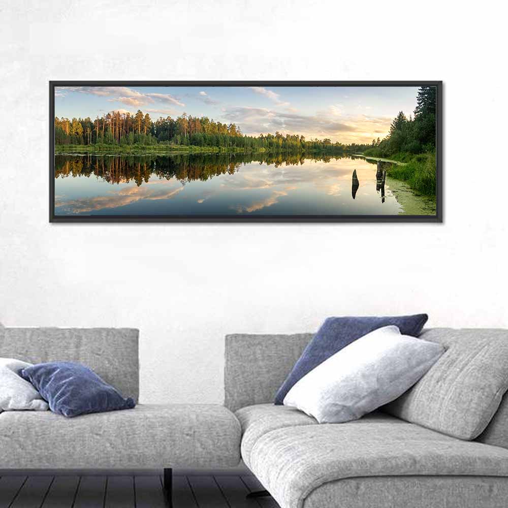Ural Lake Reflection Wall Art