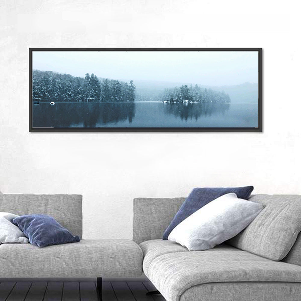 Burr Pond Winter Reflection Wall Art