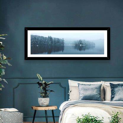 Burr Pond Winter Reflection Wall Art
