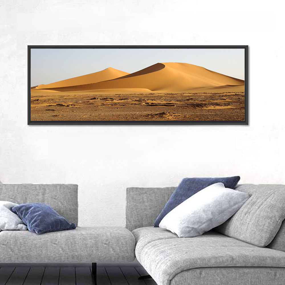 Golden Hour Desert Dunes Wall Art