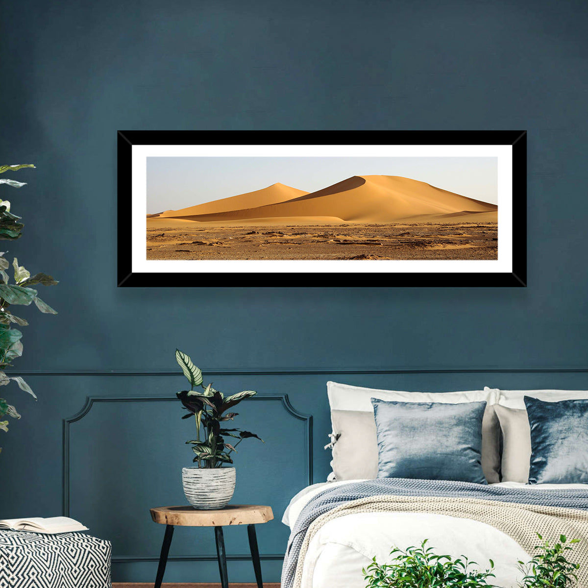 Golden Hour Desert Dunes Wall Art