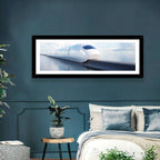 Futuristic Monorail Perspective Wall Art