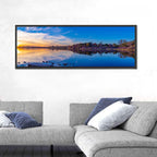 Lake Zorinsky Sunset Reflection Wall Art