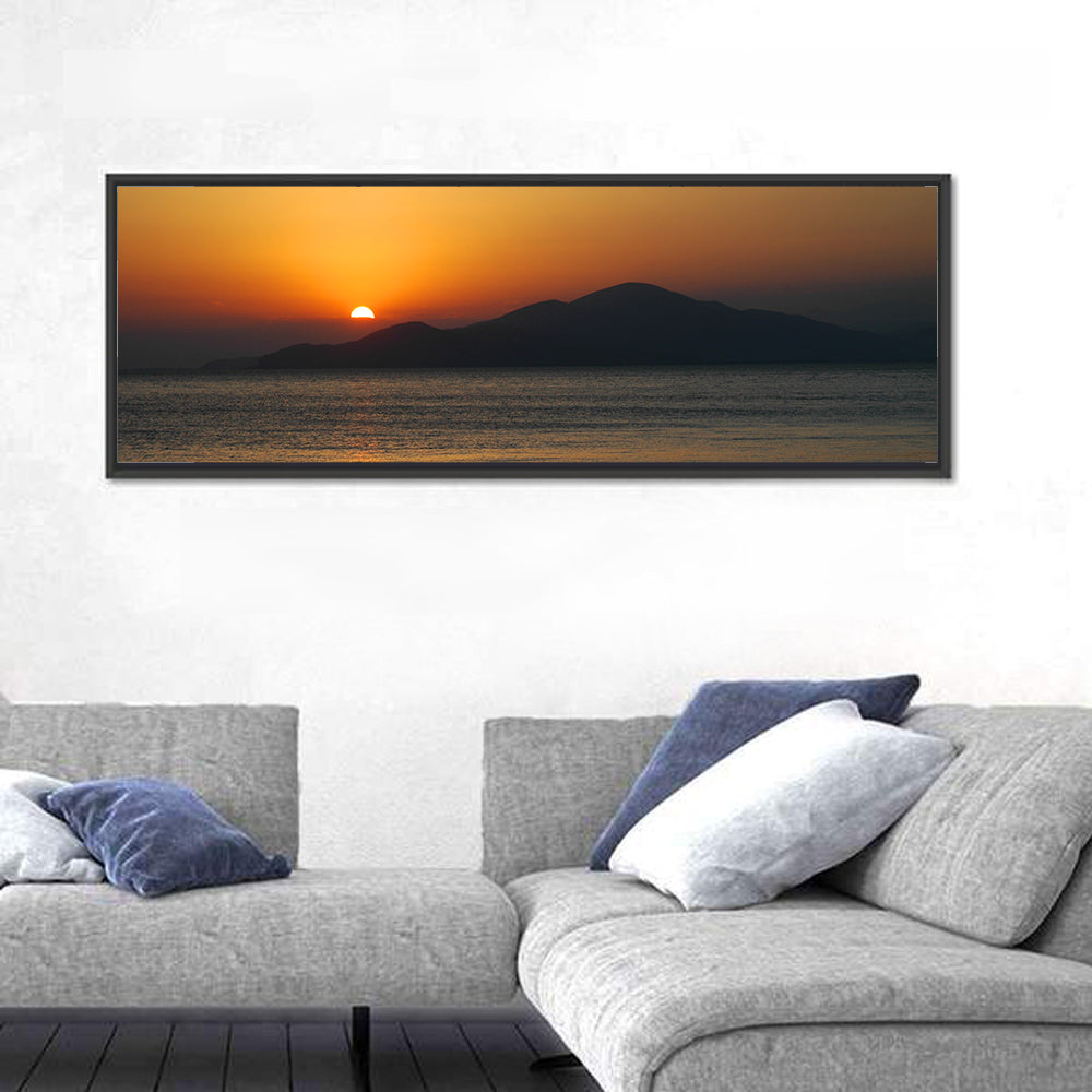 Lake Sevan Sunset Reflection Wall Art