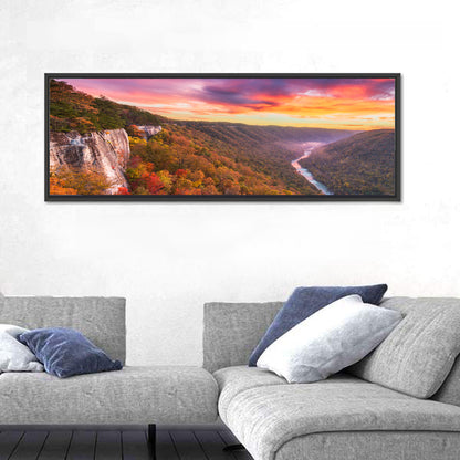New River Gorge Sunset Wall Art