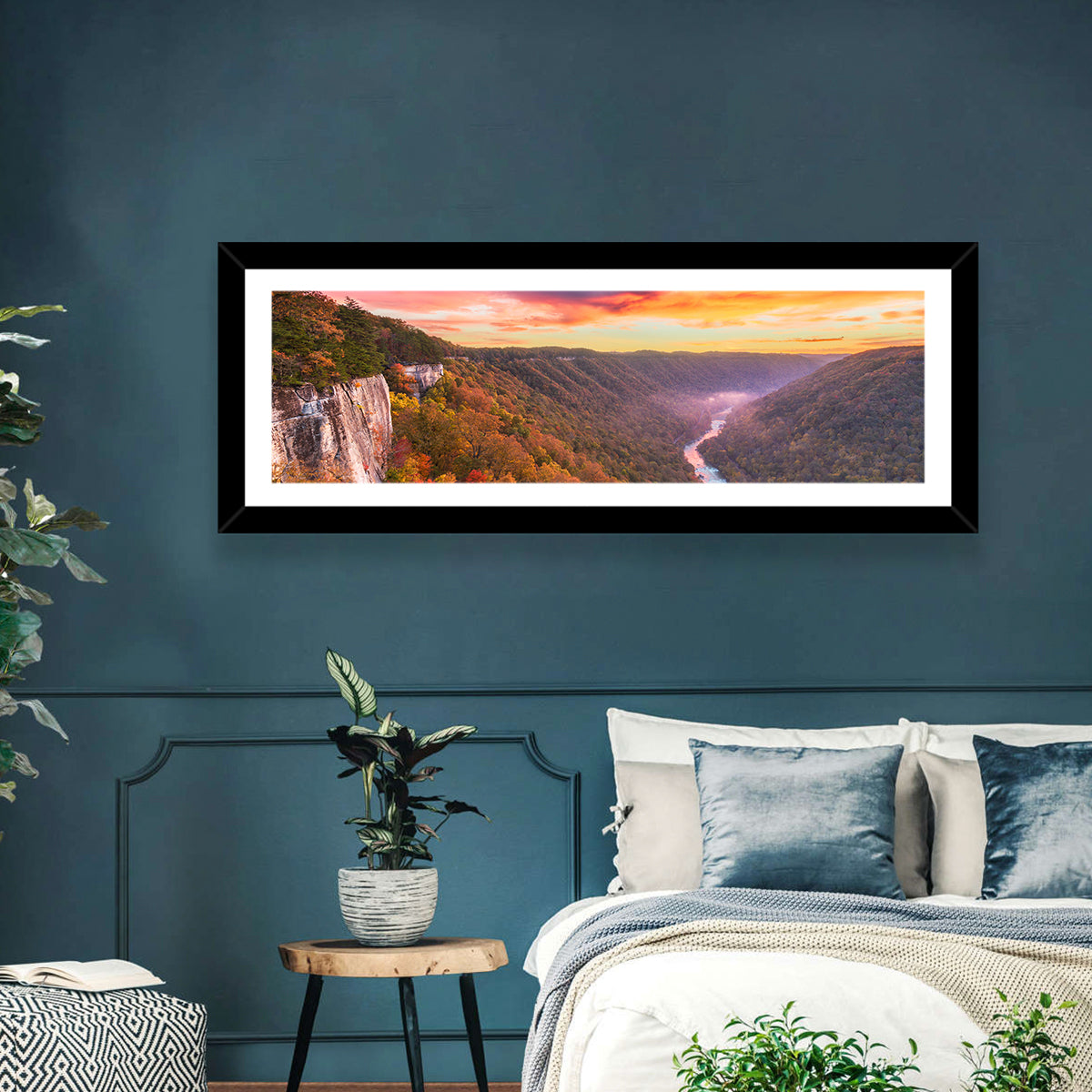 New River Gorge Sunset Wall Art