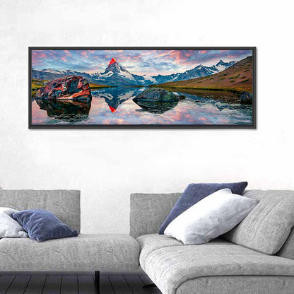 Stellisee Sunrise Reflection Wall Art