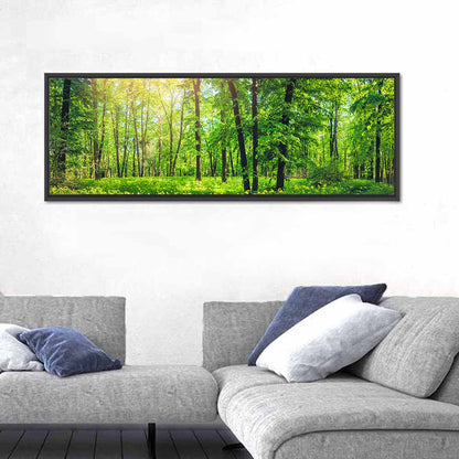 Summer Green Forest Wall Art