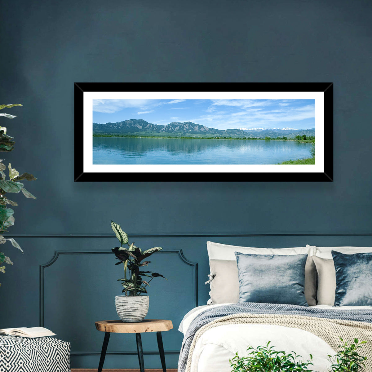 Boulder Reservoir and Flatirons Wall Art