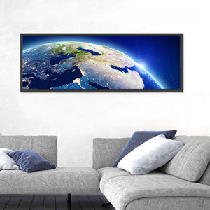 Middle East From Space Wall Art