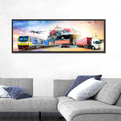 Global Logistics Concept Wall Art