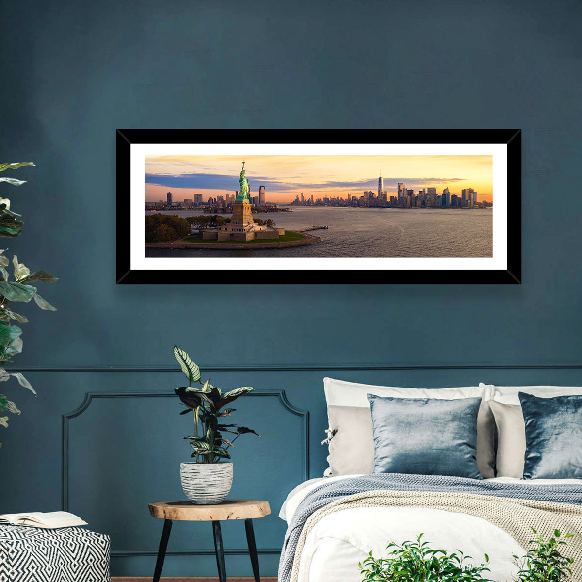 Statue of Liberty Golden Hour Wall Art