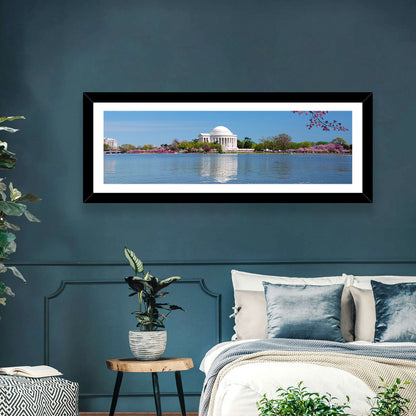 Thomas Jefferson Memorial with Cherry Blossoms Wall Art