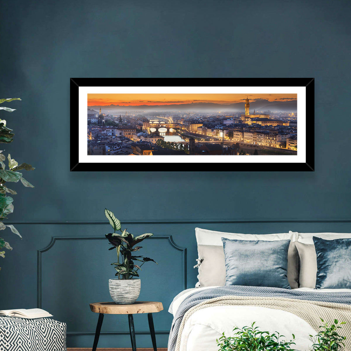 Florence Sunset Over the Arno Wall Art