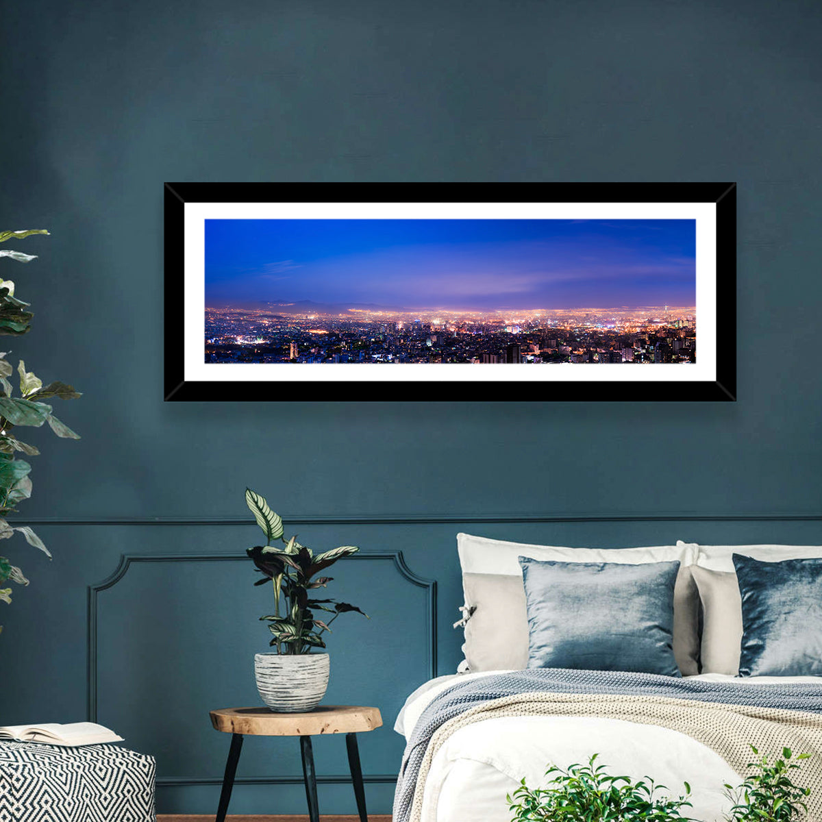 Tehran Nightscape Wall Art