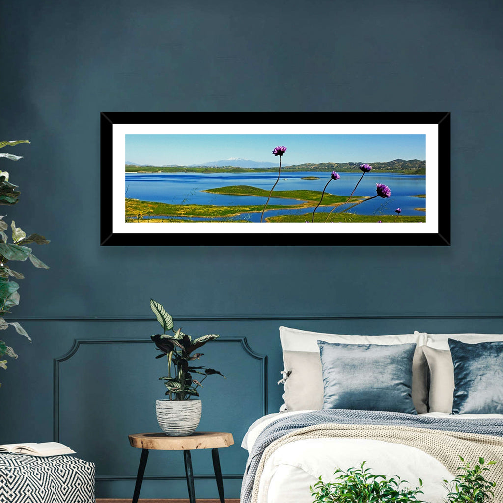 Lake Mathews Wildflower View Wall Art