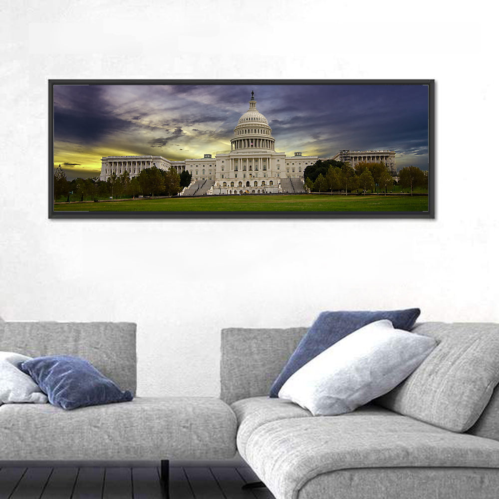 United States Capitol at Dusk Wall Art
