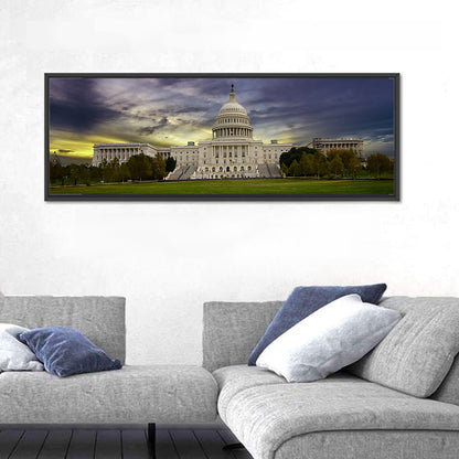 United States Capitol at Dusk Wall Art