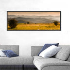 Golden Hour Countryside Hills Wall Art