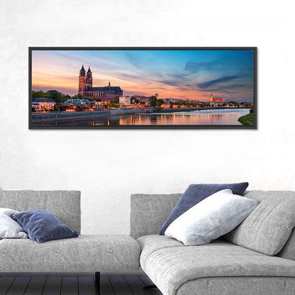 Magdeburg Cathedral at Dusk Wall Art