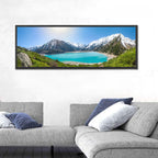 Big Almaty Lake Vista Wall Art