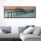 Fairhope Pier at Sunset Wall Art