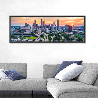 Downtown Atlanta Skyline Wall Art